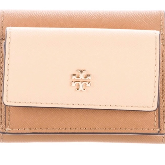 NEW! TORY BURCH Color Block Compact Wallet - Picture 2 of 7
